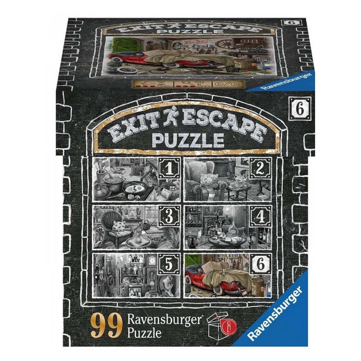 RAVENSBURGER puzzle escape 99p le garage manoir