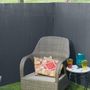 Voir la diapositive 2 : NATURE Nature Ecran de jardin a double face PVC 1x3 m Anthracite