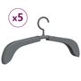Voir la diapositive 2 : VIDAXL Cintres extensibles 5 pcs Gris