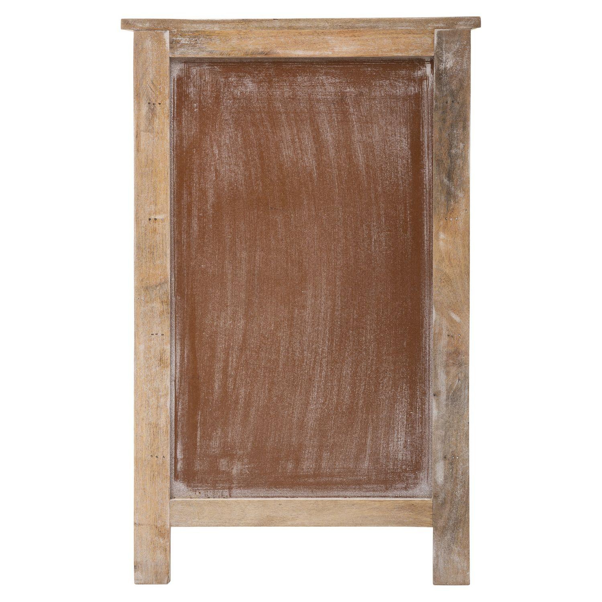 Voir la diapositive 4 : ATMOSPHERA Chiffonnier en bois ethnique shirel - l. 50 x h. 80 cm - marron