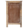Voir la diapositive 4 : ATMOSPHERA Chiffonnier en bois ethnique Shirel - L. 50 x H. 80 cm - Marron