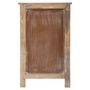 Voir la diapositive 4 : ATMOSPHERA Chiffonnier en bois ethnique Shirel - L. 50 x H. 80 cm - Marron