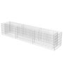 Voir la diapositive 3 : VIDAXL Lit sureleve a gabion Acier galvanise 270x50x50 cm