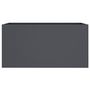 Voir la diapositive 5 : VIDAXL Jardiniere anthracite 62x30x29 cm acier