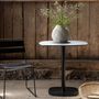 Voir la diapositive 4 : Paris Prix Table de Jardin en Métal  Milano  75cm Noir