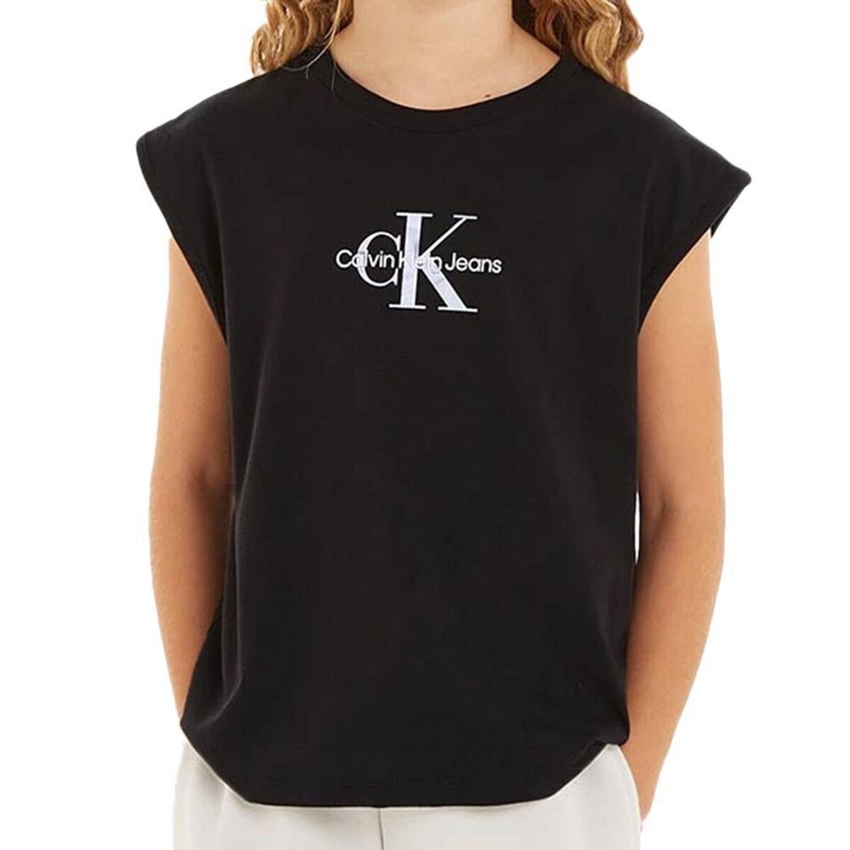 CALVIN KLEIN JEANS Débardeur /Mauve Fille Calvin Klein Jeans Monologo