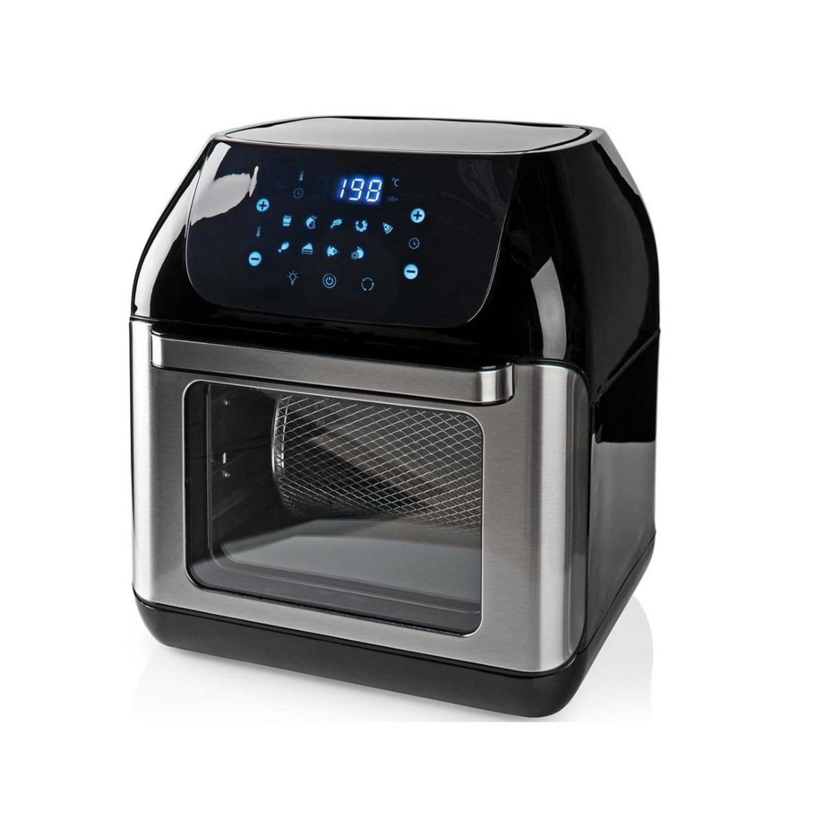 NEDIS Nedis air fryer | 12 l | minuteur: 60 min | nombre de programmes prédéfinis: 9 | numérique | noir - kaafo300ebk