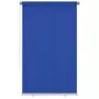 VIDAXL Store roulant d'exterieur 140x230 cm Bleu PEHD
