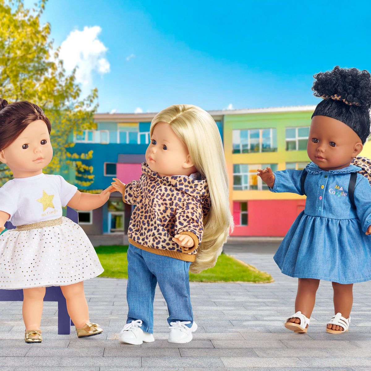 Corolle Baskets Blanches de Sport pour poupée ma Corolle