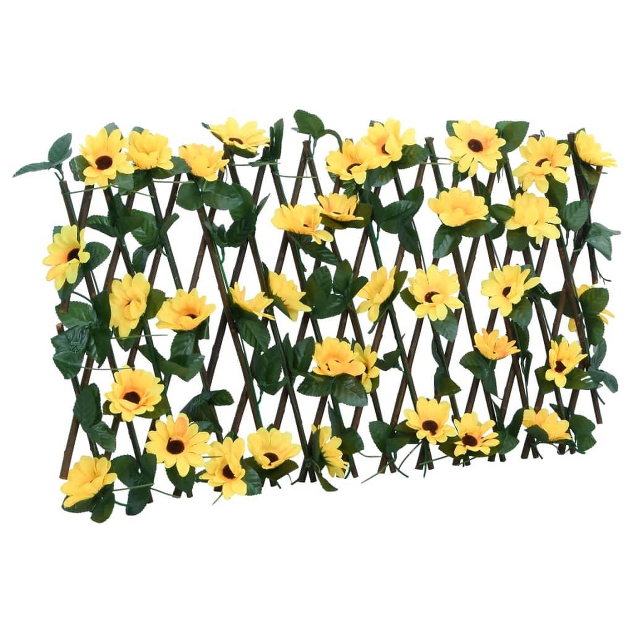VIDAXL vidaXL Treillis de lierre artificiel extensible jaune 180x20 cm