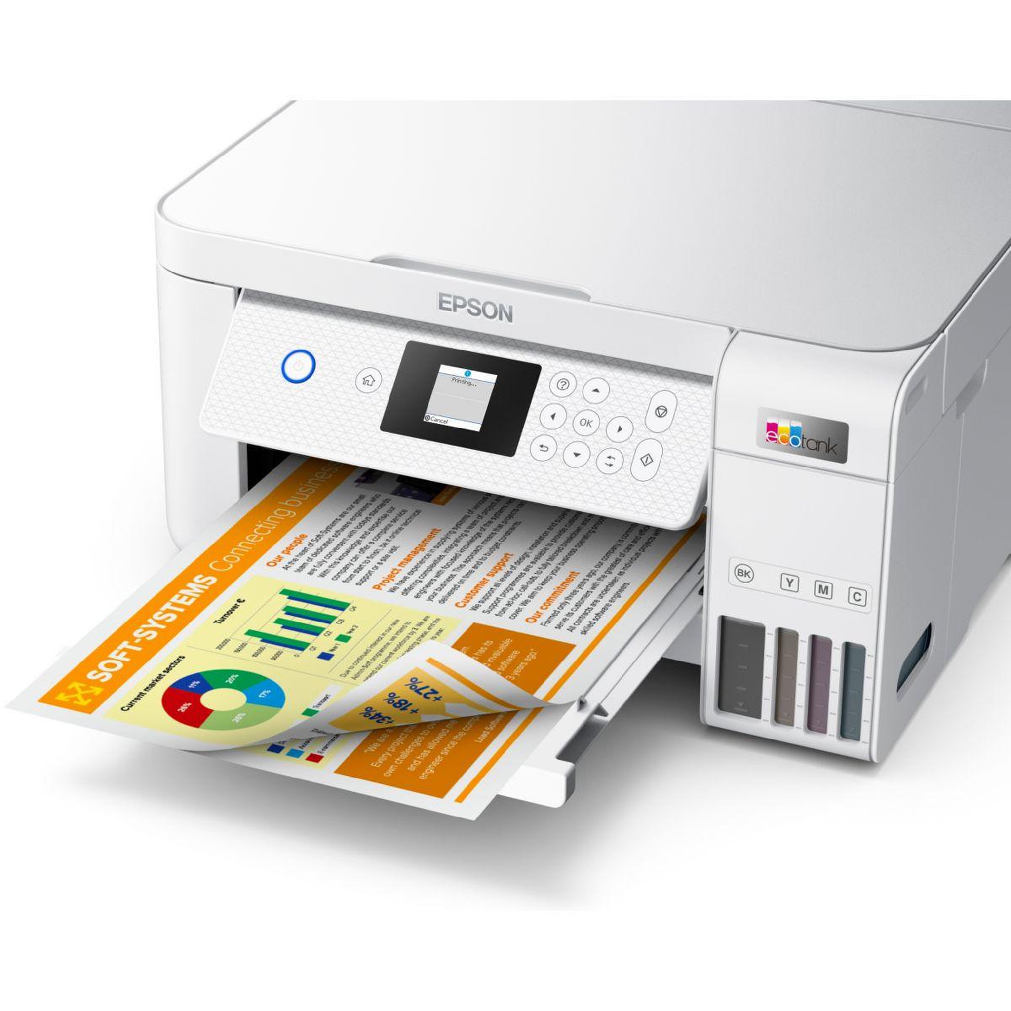 Voir la diapositive 3 : Epson Imprimante jet d'encre EcoTank ET-2856