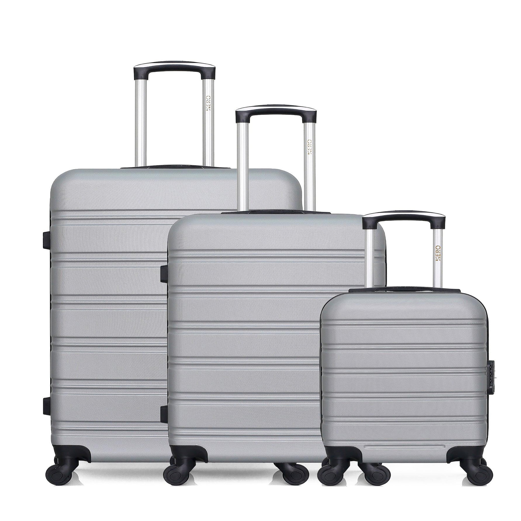 HERO Hero - lot de 3 valises grand format weekend et cabine xxs renoso