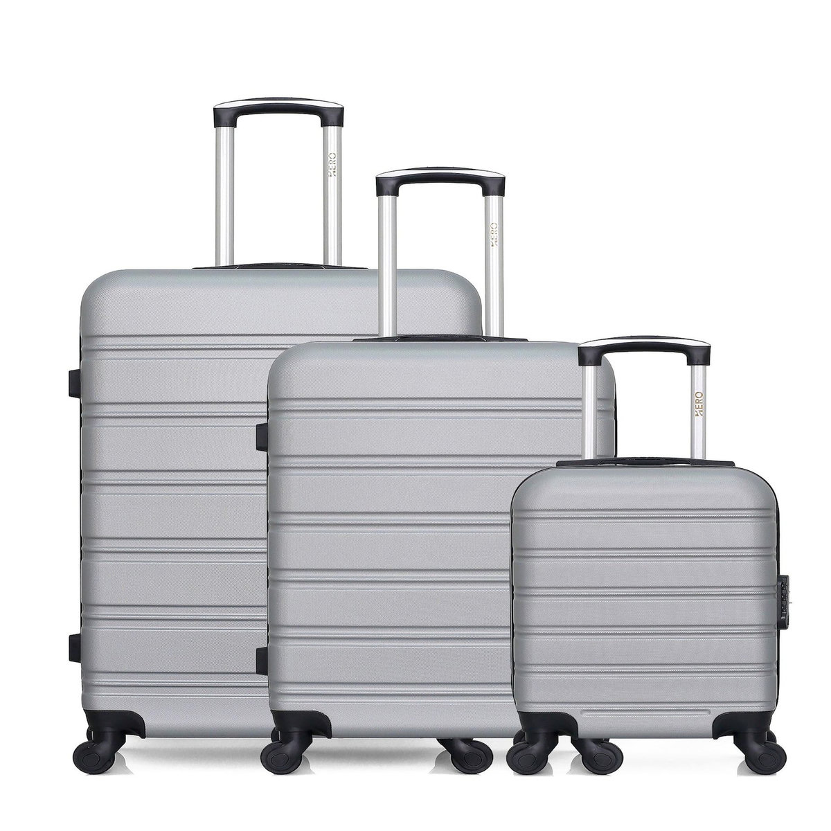 HERO HERO - LOT DE 3 VALISES GRAND FORMAT WEEKEND ET CABINE XXS RENOSO