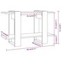 Voir la diapositive 6 : VIDAXL Bibliotheque/Separateur de piece Chene sonoma 80x30x51 cm