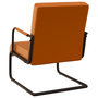 Voir la diapositive 4 : VIDAXL Chaise cantilever Marron Similicuir