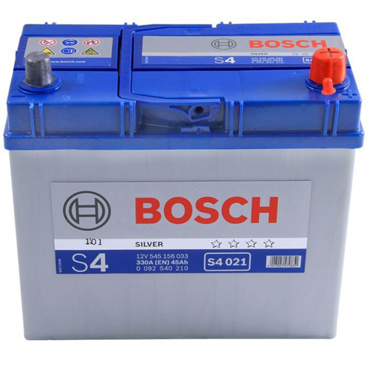 BOSCH Batterie Bosch S4021 45Ah 330A BOSCH pas cher Auchan.fr