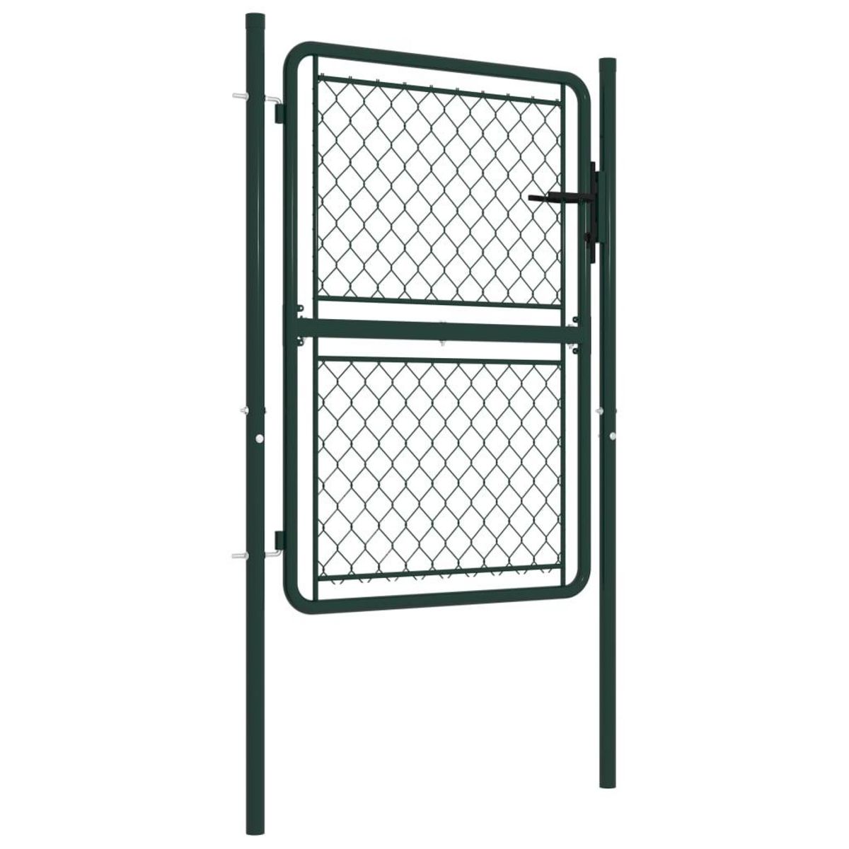 VIDAXL Portillon Acier 100 x 150 cm Vert