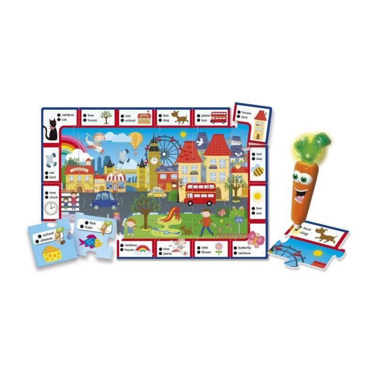 LISCIANI GIOCHI Anglais - Stylo parlant - CAROTINA - Apprentissage de l'anglais, Stylo interactif