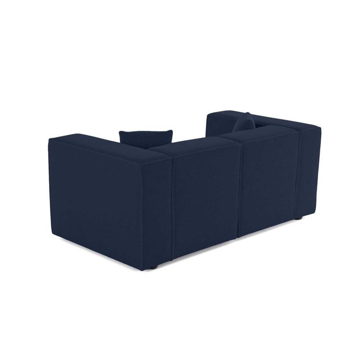 LISA DESIGN Arty - canapé modulable 2 places - en tissu mailles 3d