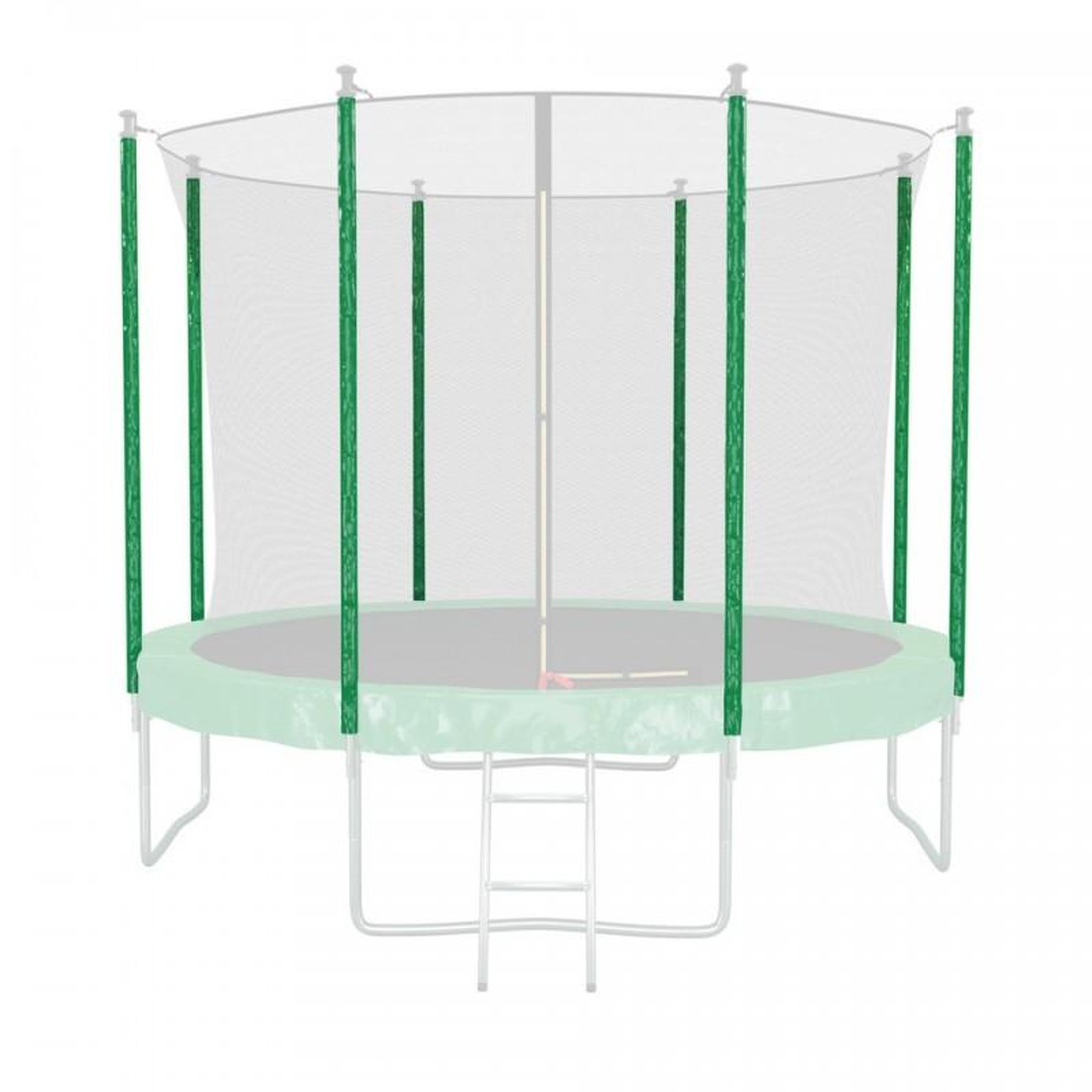 Voir la diapositive 2 : JUMP4FUN Protection pour perches de trampolines toutes tailles Pack de 8 Chaussettes universelles