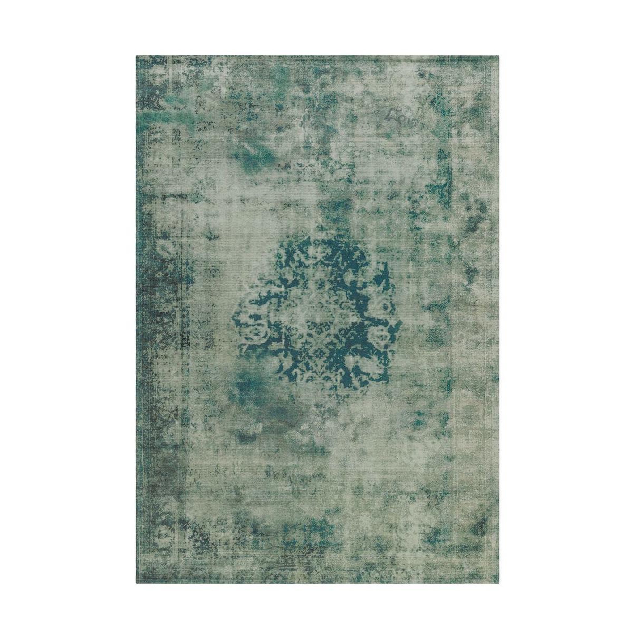 Voir la diapositive 1 : Paris Prix Tapis rétro à poils courts  vintage  vert