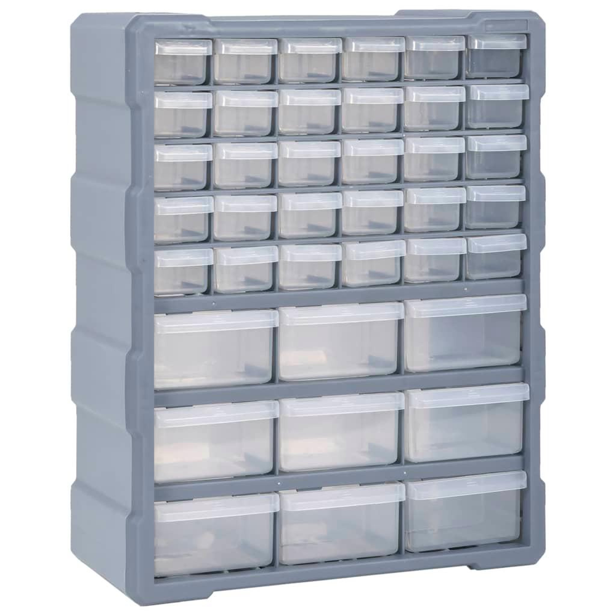 Voir la diapositive 1 : VIDAXL Organisateur multi-tiroirs avec 39 tiroirs 38x16x47 cm