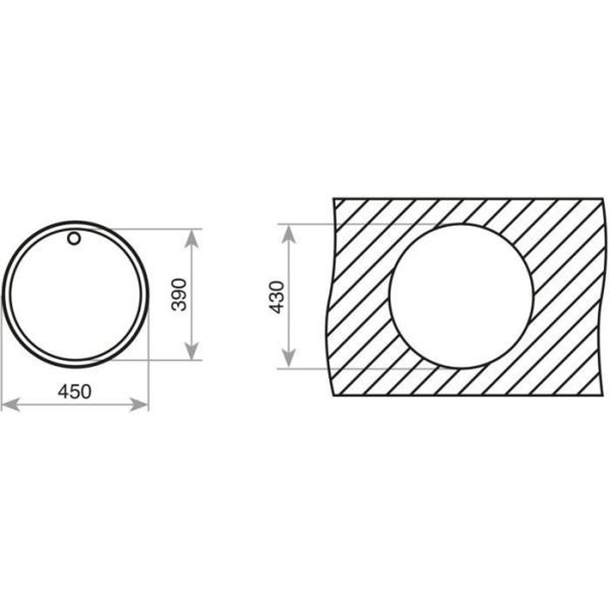 Voir la diapositive 2 : TEKA Évier - Acier inoxydable - Inox poli - Encastrable - TEKA - Redondo
