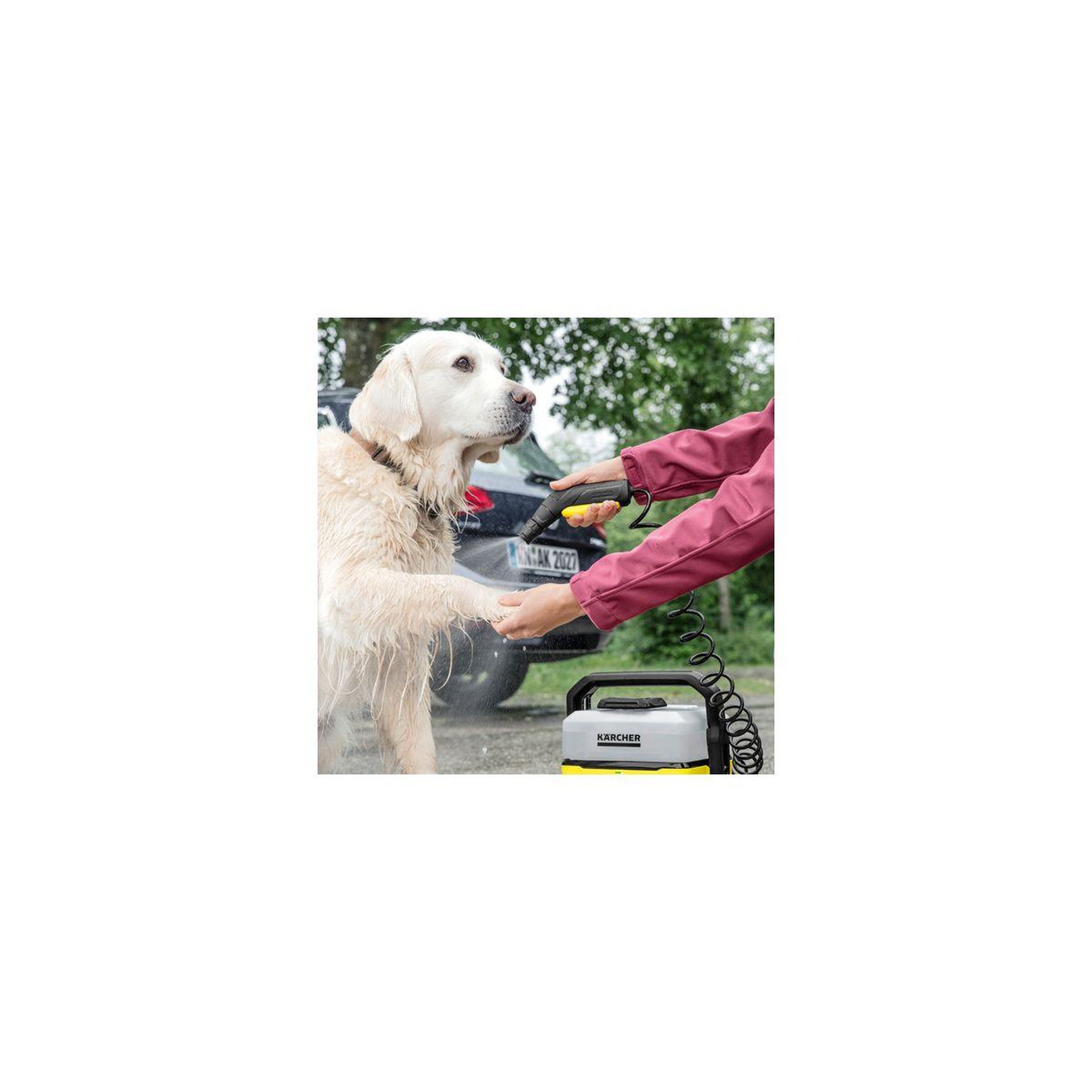 Voir la diapositive 2 : KARCHER KARCHER Kit animaux - Accessoire associe au nettoyeur mobile OC3 - Une buse, une brosse et une serviette
