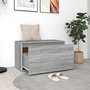 Voir la diapositive 3 : VIDAXL Banc d'entree 80x40x45 cm Sonoma gris Bois d'ingenierie