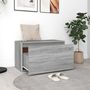 Voir la diapositive 3 : VIDAXL Banc d'entree 80x40x45 cm Sonoma gris Bois d'ingenierie