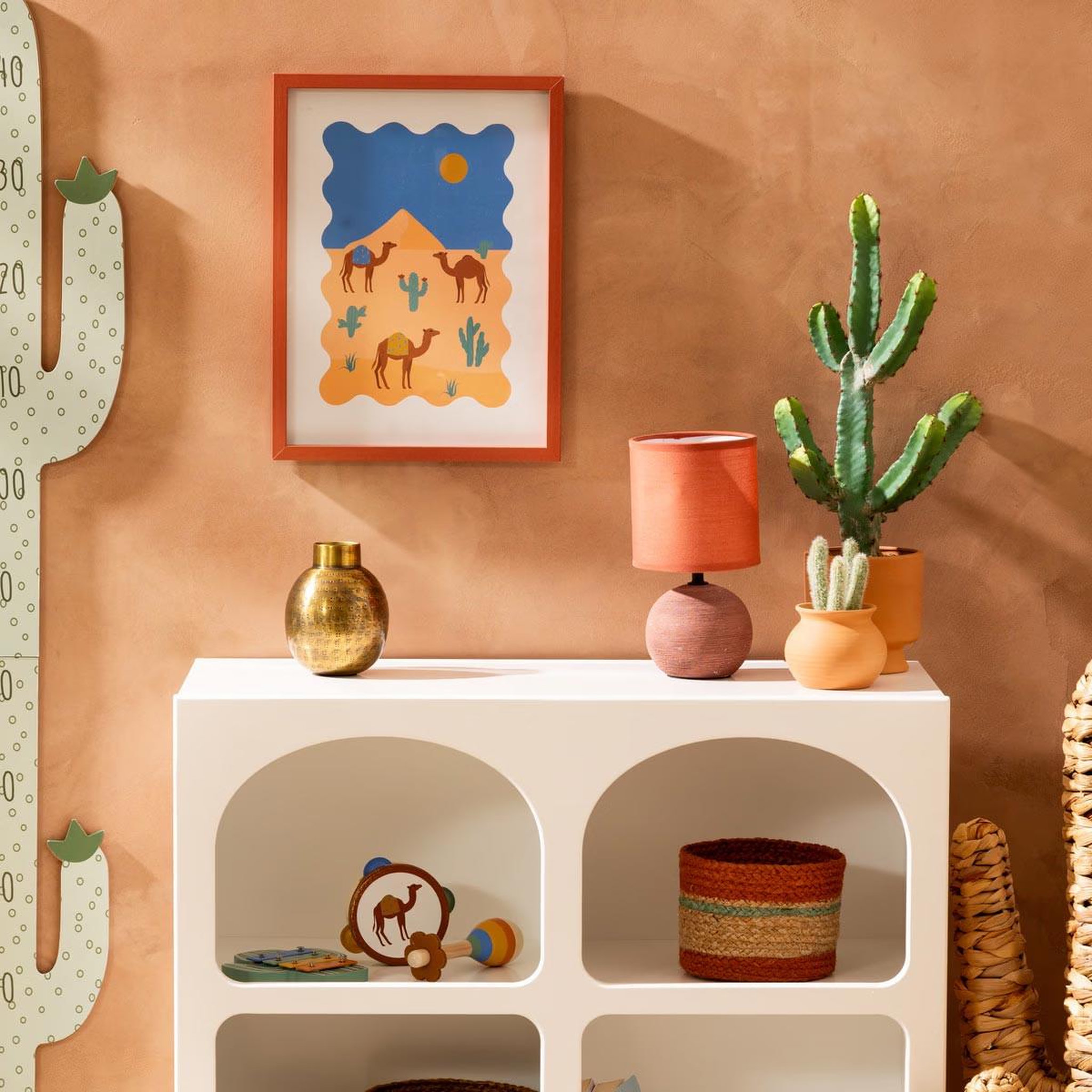 Voir la diapositive 4 : Atmosphera Kids Tableau imprimé encadré  marrakech  30x40cm multicolore