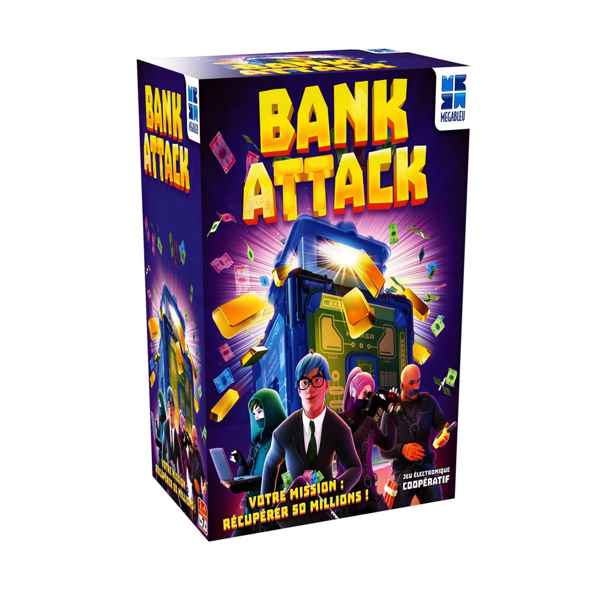 MEGABLEU Jeu Bank attack