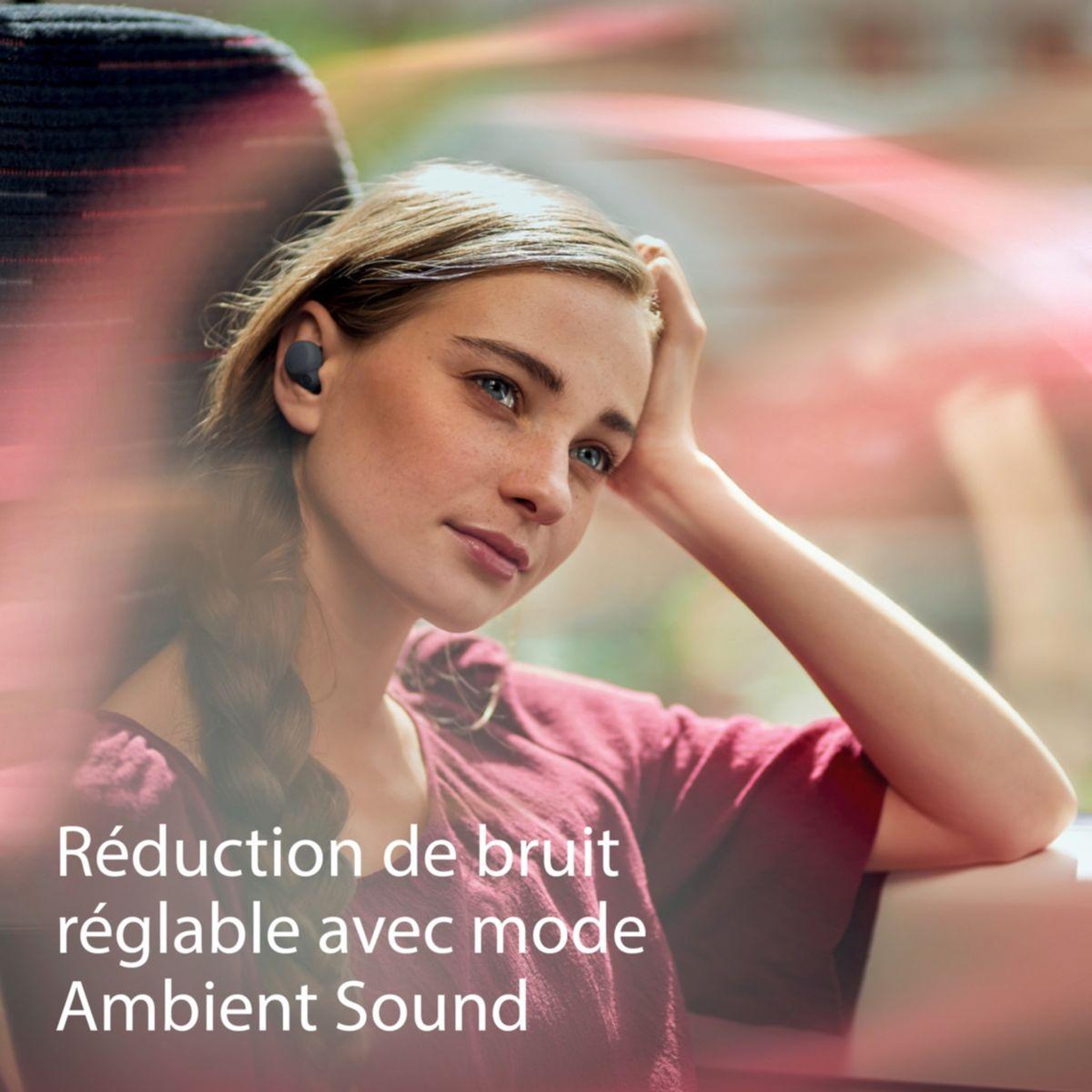 Voir la diapositive 4 : SONY Ecouteurs Linkbuds S WF-LS900N Bleu Océan