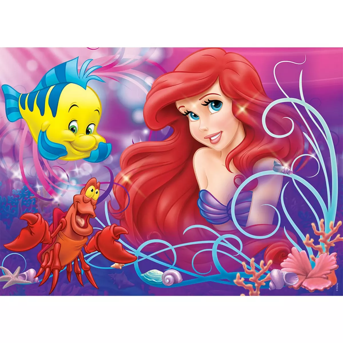 Nathan Puzzle 60 pièces Ariel : Jolie petite sirène