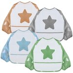 Monsieur Bébé Lot de 8 bavoirs pour bébé imperméables - Manches longues