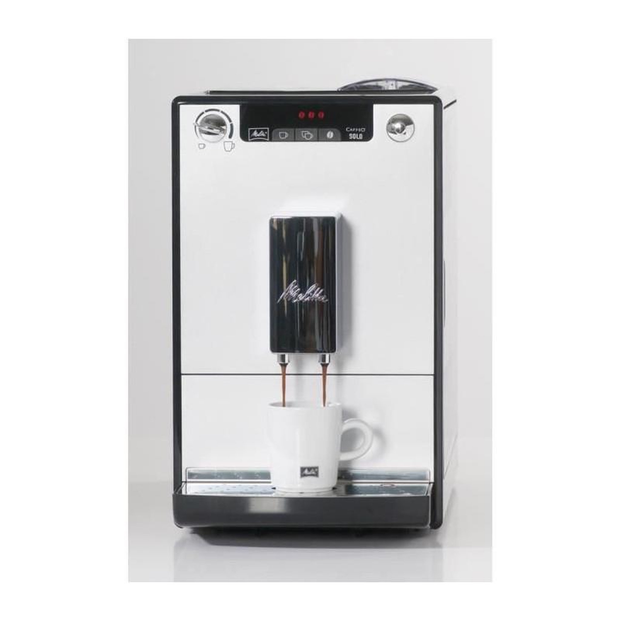 Voir la diapositive 2 : Melitta MELITTA E950-103 Machine expresso automatique avec broyeur Caffeo Solo - Argent