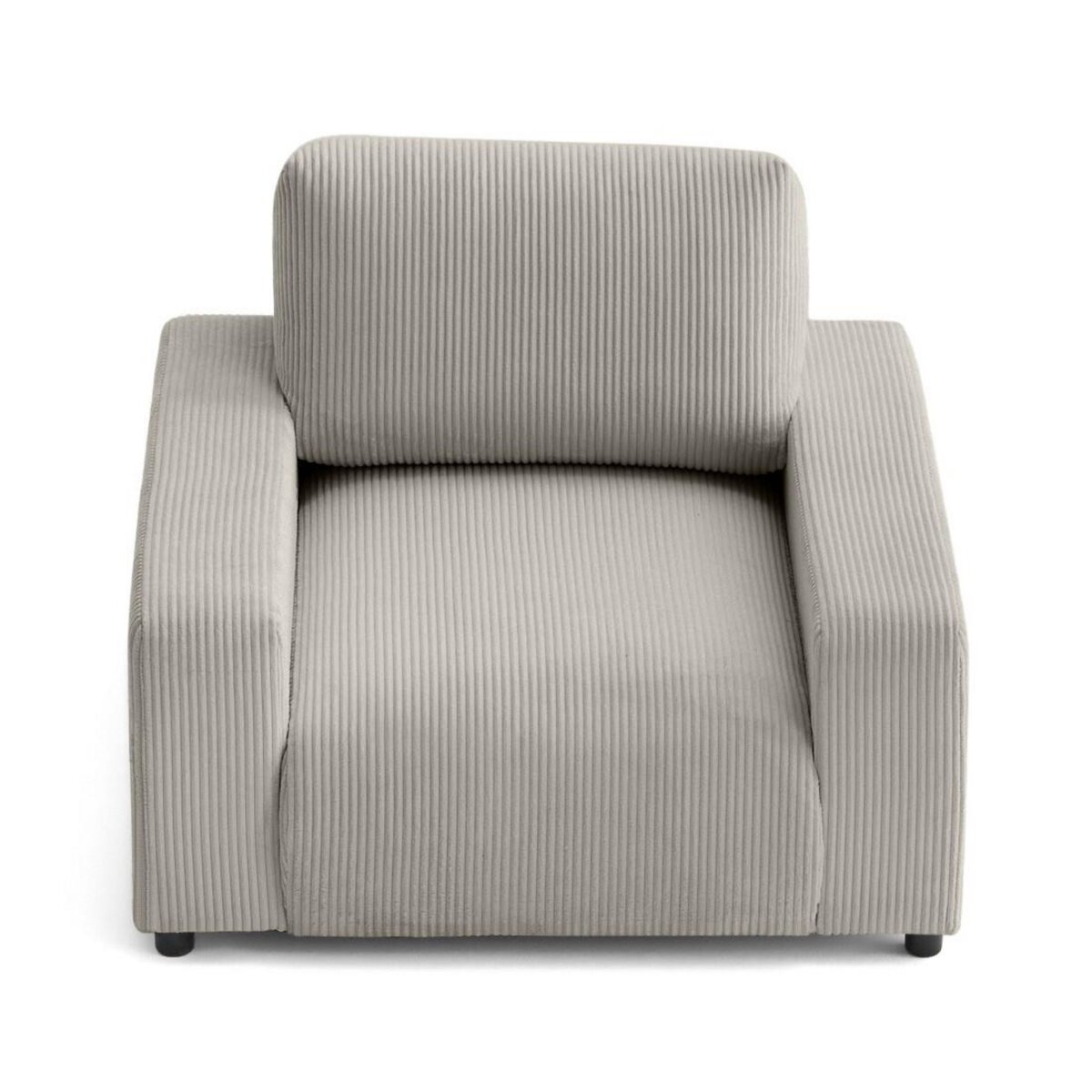 LISA DESIGN Pivoine - fauteuil en velours côtelé