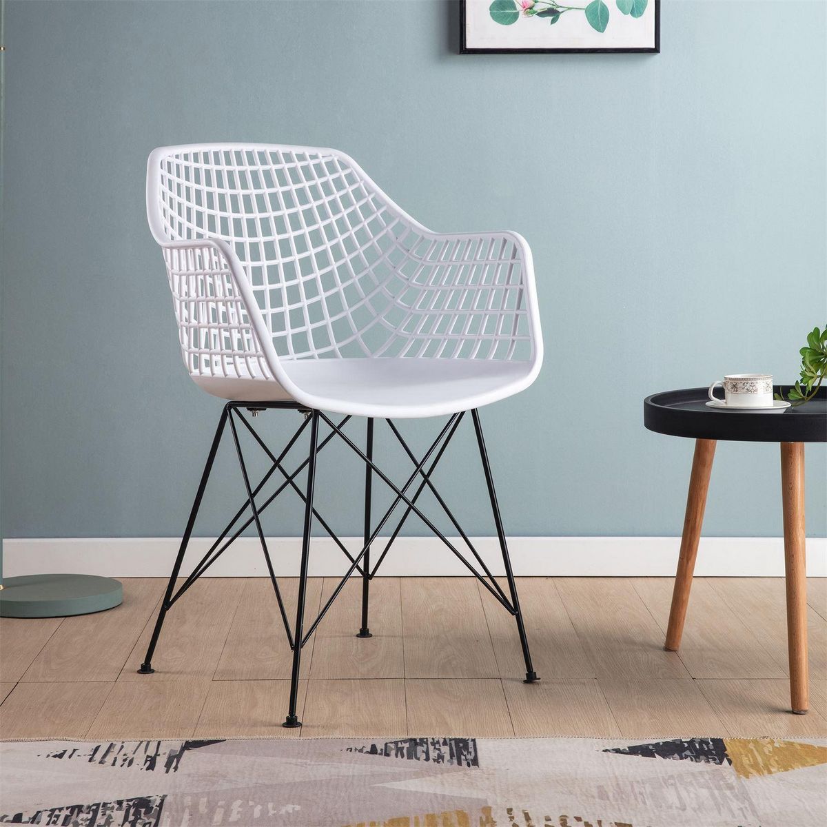 IDIMEX Lot de 4 chaises ALICANTE, en plastique