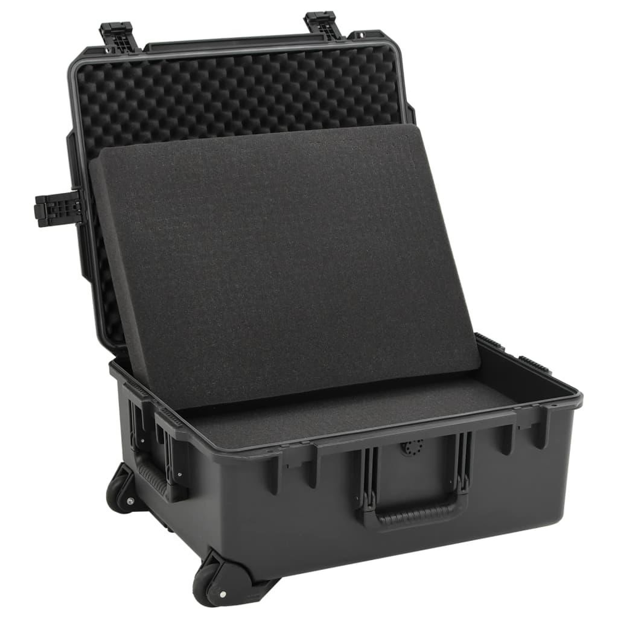 Voir la diapositive 5 : VIDAXL Valise de vol portable Noir 62,5x50x28,5 cm PP