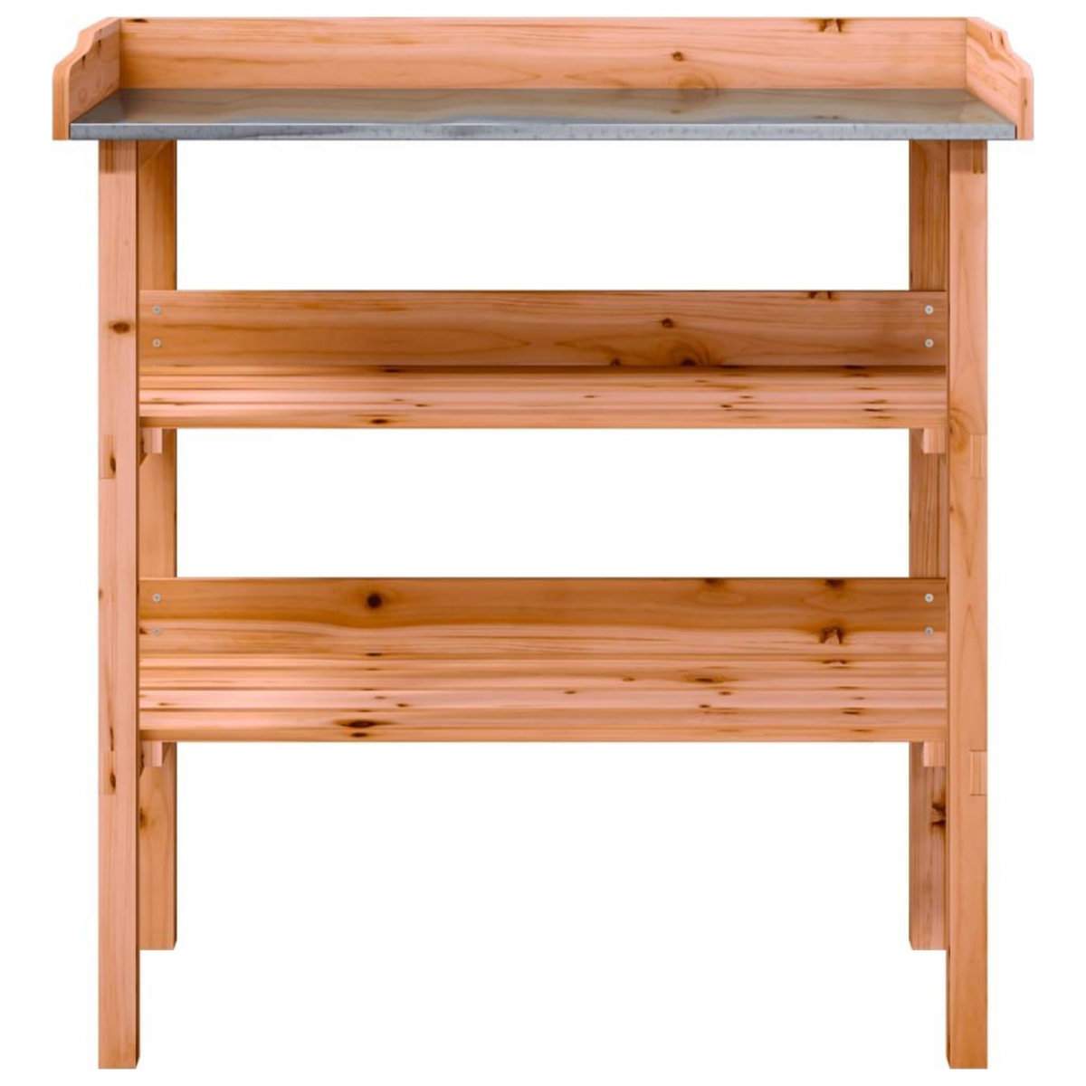 VIDAXL Table a plantes avec etageres marron 78x38x82,5cm bois de sapin