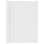 Voir la diapositive 1 : VIDAXL Ecran de balcon Blanc 120x300 cm Tissu Oxford