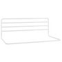 Voir la diapositive 2 : VIDAXL Barriere de securite de lit d'enfant Blanc (76-137)x55 cm Fer