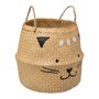 Voir la diapositive 1 : ATMOSPHERA Panier pliable en roseau Chat D35