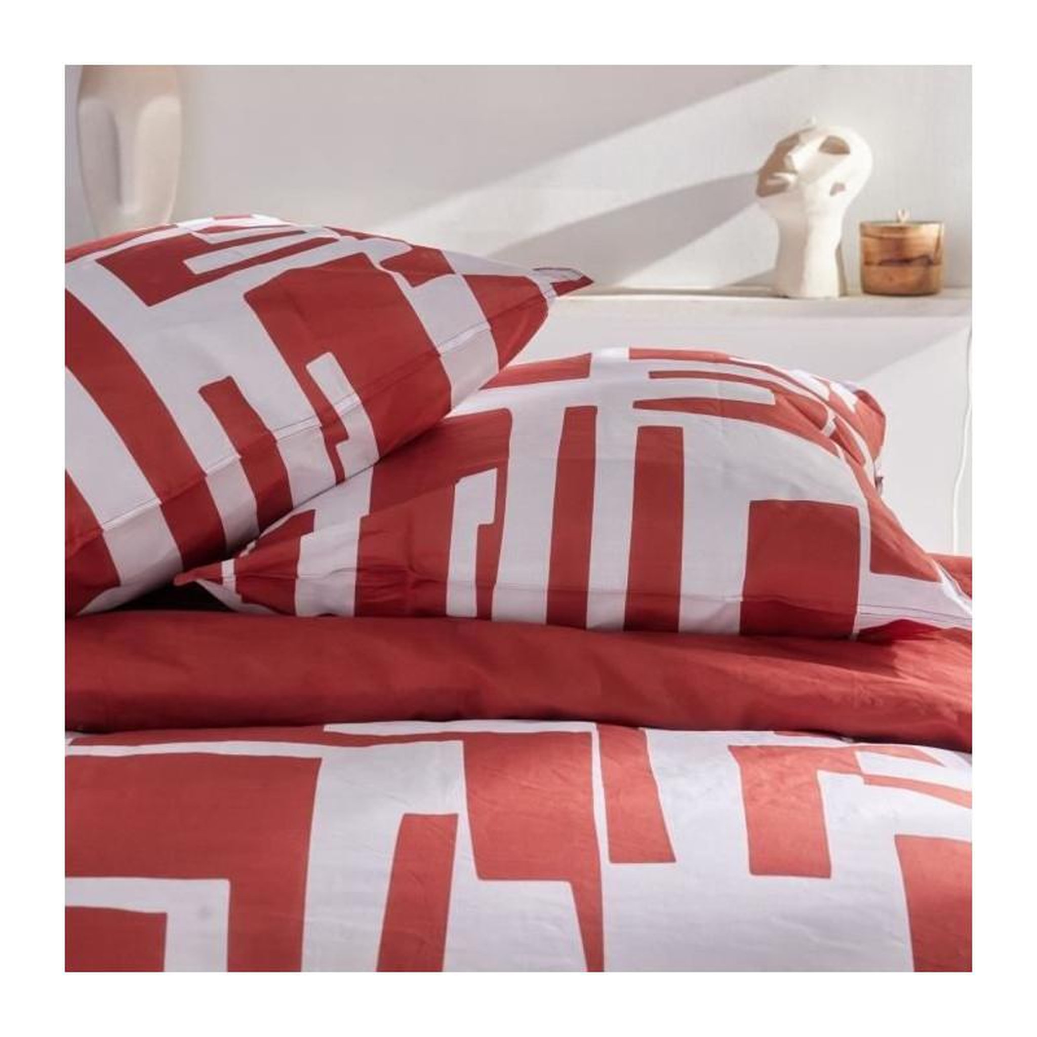 Voir la diapositive 3 : Today Parure de couette - TODAY - Sunshine 17.32 - 220x240cm - 2 personnes - Imprimée - Coton 57 fils