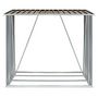 Voir la diapositive 5 : VIDAXL Abri de stockage de bois Acier galvanise 163x83x154 cm Marron