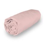 Camille Drap housse en coton percale CAMILLE, par Songe de Camille. Coloris disponibles : Rose, Gris