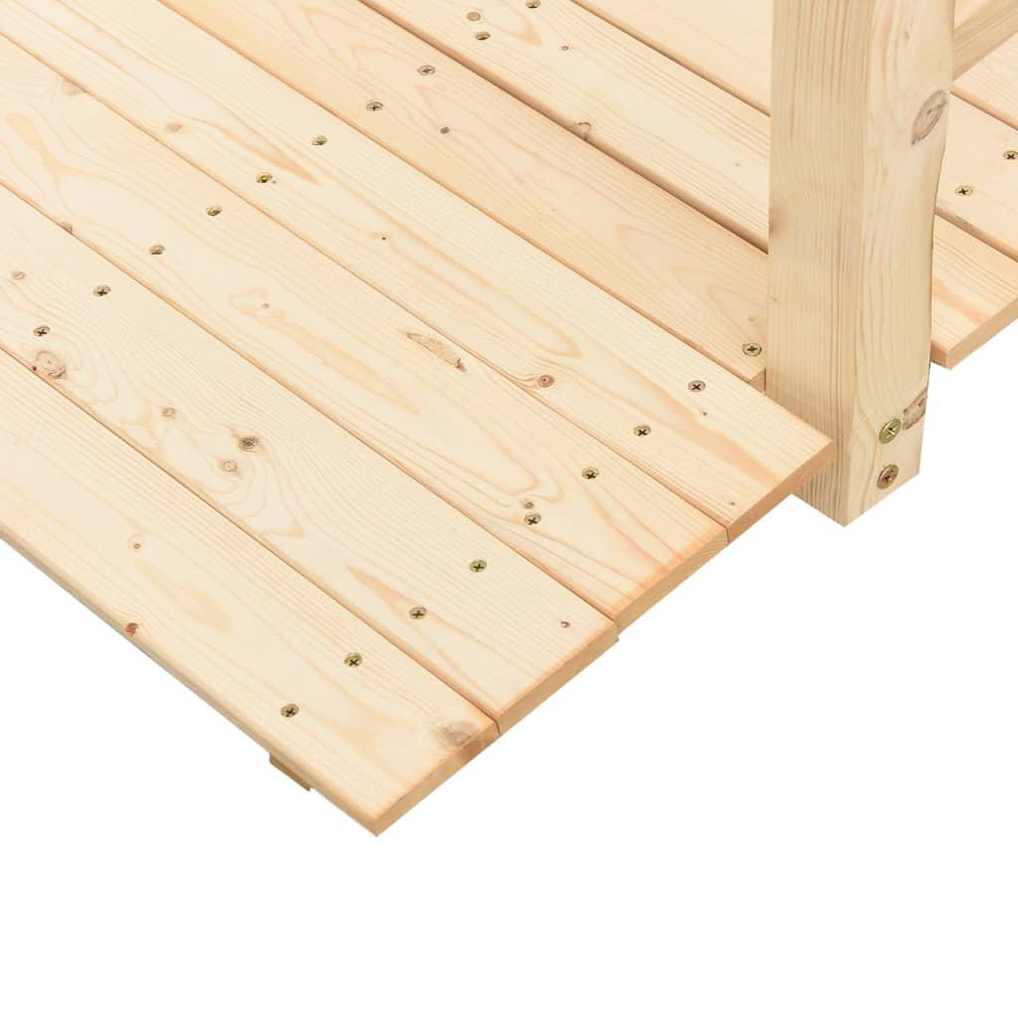 Voir la diapositive 5 : VIDAXL Pont de jardin avec garde-corps 150x67x56cm bois massif epicea