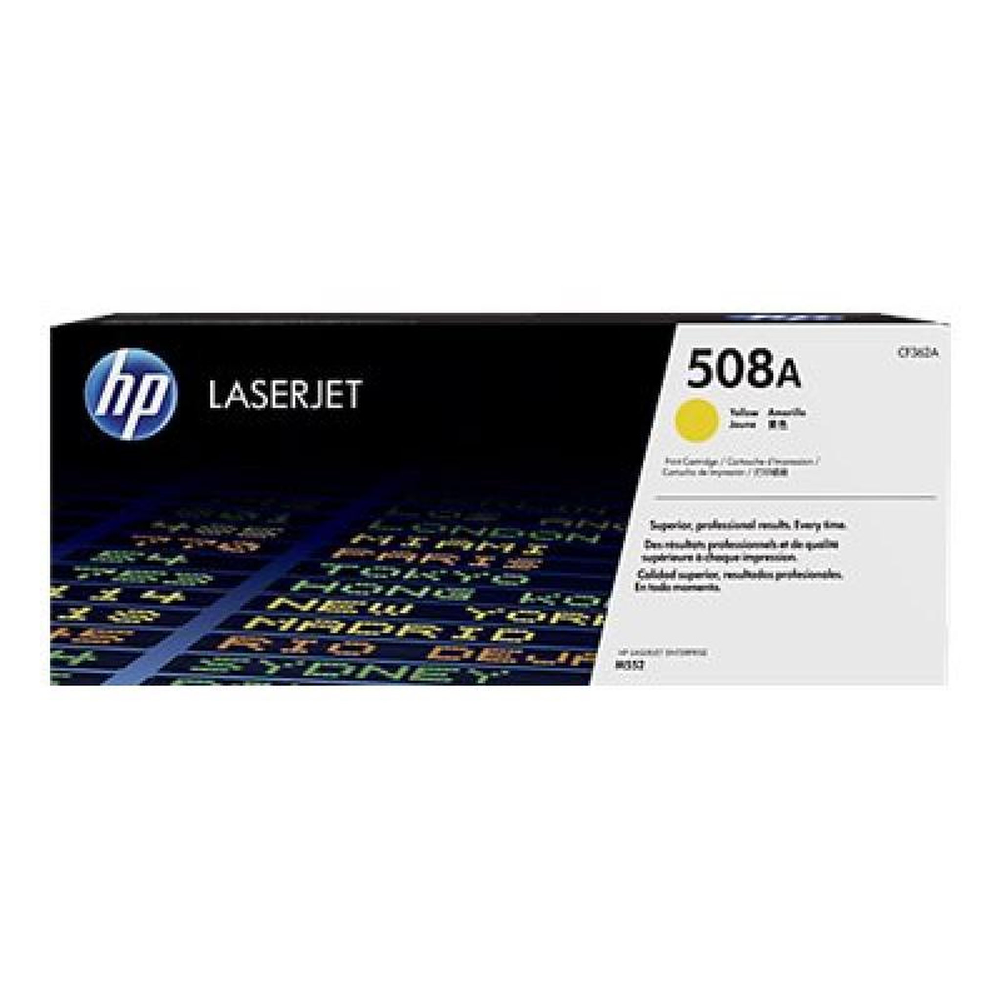 Voir la diapositive 2 : HP HP Cartridge No 508A HP508A HP 508A Yellow Gelb (CF362A)