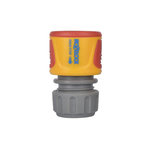 Hozelock Raccord AquaStop (ø 12.5 mm et 15mm) Soft Grip - BLISTER