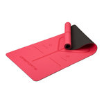 Paris Prix Tapis de Yoga Antidérapant  Zenitude  61x183cm Rouge